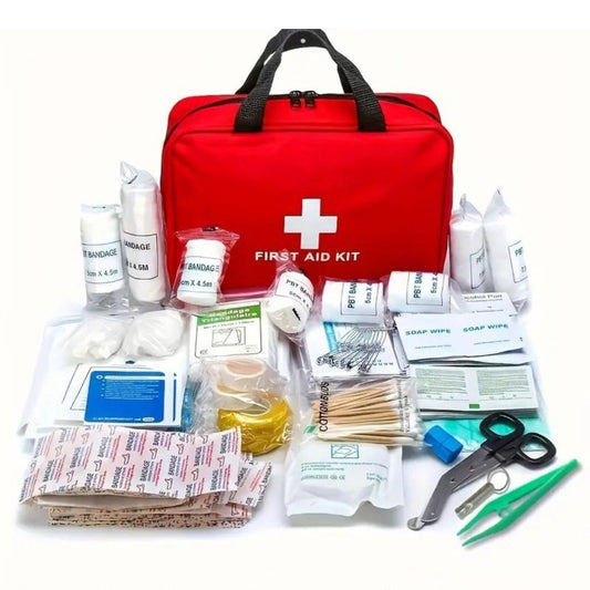 173-Piece Emergency First Aid Kit – Portable & Travel Ready